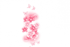创意高清粉红色的桃花