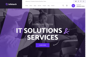 运维it服务门户网站模板