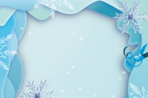 冬天冬季节气大雪背景