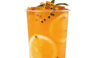 百香柠檬柚子茶