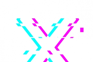 抖音风格英文字母X