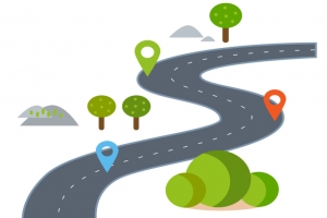 地图公路GPS高清PNG透明免扣设计素材免费下载