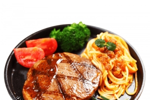 美味的西餐牛排