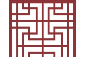 古典中国风窗框