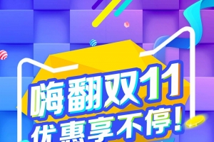 双十一全球狂欢节双11促销秒杀抢购海报