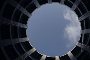 结构 建筑 圆形 天空 仰视 4k壁纸 3840x2160