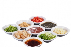 多种鲜辣菜品火锅蘸料