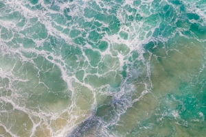 海洋 波浪 鸟瞰图 水 4k壁纸 3840x2160