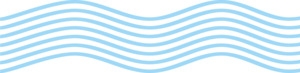 蓝色水波纹矢量图