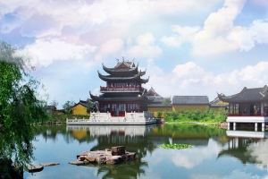 暑期旅游宣传海报背景