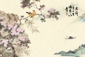 中国风山水画4k桌面壁纸