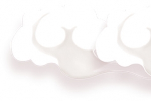 卡通白色手绘浪花情人节高清PNG透明设计素材免费下载