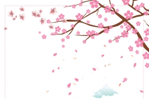 手绘花朵元素图