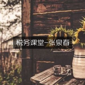 税务知识讲堂-张泉春