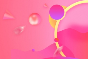 双11卡通母婴促销季粉色banner