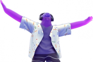 C4D 人物 玩 滑板