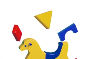 C4D立体3D模型卡通玩具