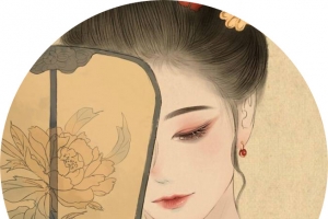 犹抱扇子半遮面