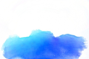 蓝色渐变泼墨水彩素材