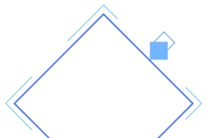 蓝色科技线框矢量图