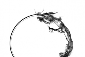 水墨龙、中国画