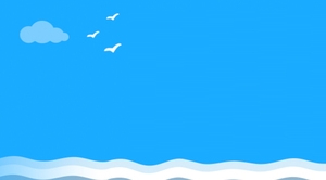 投资卡通蓝色海报banner背景