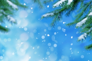 清晰冬季雪景背景