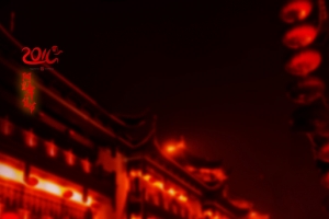 中国风红色古代灯笼