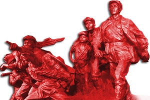长征冲锋雕塑