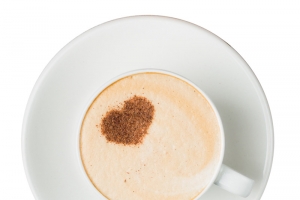 咖啡爱心牛奶饮料高清PNG透明免扣设计素材免费下载