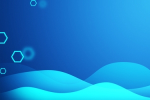 IT网络科技数据波浪banner海报背景