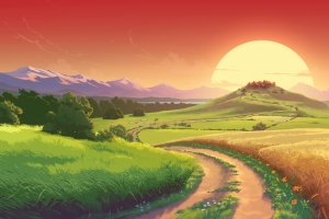 《勇者斗恶龙建造者》3440x1440带鱼屏游戏壁纸