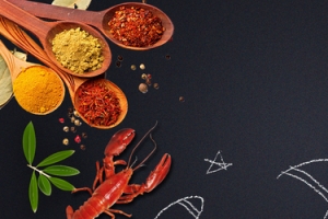 黑色大气简约餐饮食材美食banner