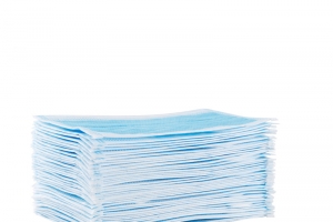 一次性口罩叠放图