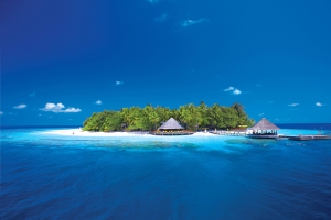 马尔代夫小岛风景 3200x2000高清车机壁纸横屏免费下载