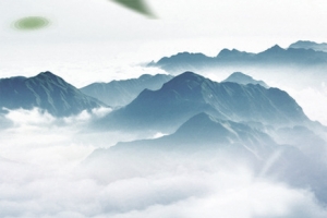 梦幻山峰云雾Banner