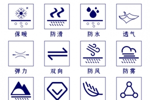 雪具功能图标 图标  矢量图