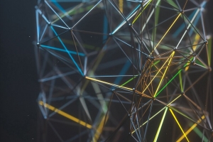 网格 结构 3d 线条 连接 4k壁纸 3840x2160