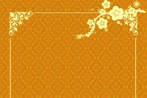 鸡祥如意2017喜庆新年海报背景模板
