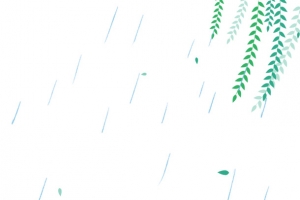 谷雨播种插画场景