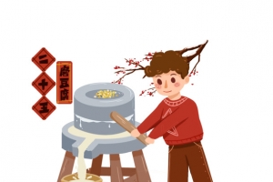 春节新年年俗手绘卡通元素