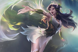 LOL英雄联盟刀锋舞者 玉剑传说 舞剑仙 同人 艾瑞莉娅3440x1440带鱼屏壁纸