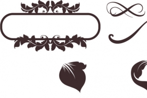 边框花纹法式花纹