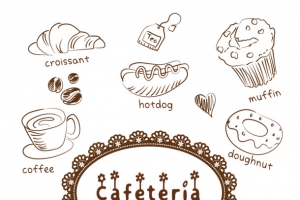 矢量手绘美食高清PNG透明免扣元素图标设计素材免费下载