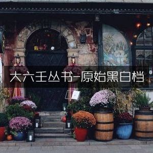 大六壬丛书·原始黑白档，古典文集精选