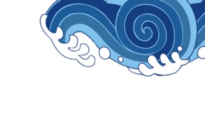 波浪海报素材