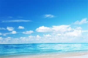 海边夏季海报背景