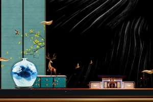 唯美中国风新中式地产banner