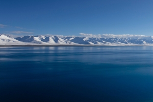 纳木错湖风景3440x1440带鱼屏壁纸
