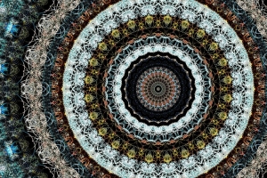 分形 图案 抽象 圆形 4k壁纸 3840x2160